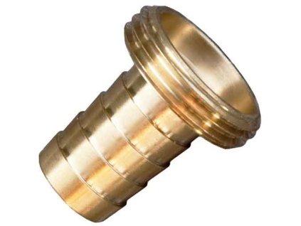Adaptér s vonkajším závitom 1", výstup 25 mm, mosadz