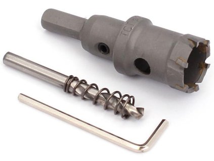 Jadrový vrták do kovu s vídiovými plátkami priemer 30 mm so stopkou, XL-TOOLS