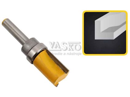Stopková fréza drážkovacia do dreva, priemer 16 mm, výška 19 mm stopka 8 mm, XL-TOOLS