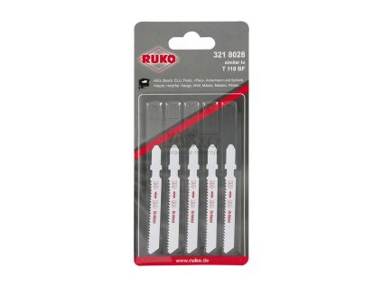 List do priamočiarej píly 8019 135/21z 5ks,RUKO