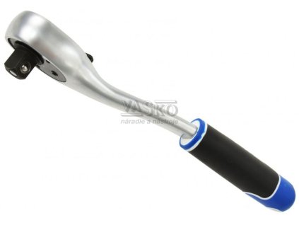 Račňa prepínacia s vyhadzovačom a páčkou 3/8", 72 zubov, prehnutá, GEKO