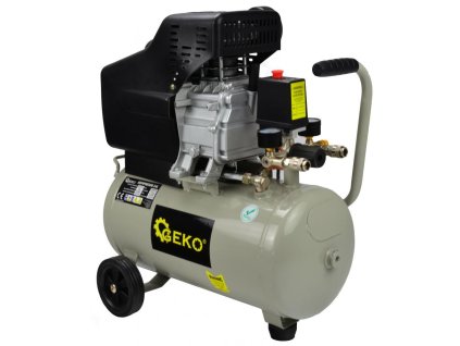 Kompresor olejový 1-piestový 1,8 kW, 210 l/min, vzdušník 24 litrov, GEKO