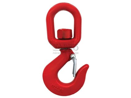 Hák stavebný otočný so západkou, nosnosť 5 ton, norma EN1677-1, XL-TOOLS