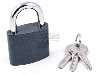 Zámok visiaci liatinový 45 mm, XL-TOOLS