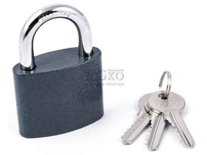 Zámok visiaci liatinový 60 mm, XL-TOOLS