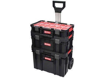 Kufor na náradie s kolieskami, 3 boxy,  dĺžka 53 x šírka 38 x výška 69 cm