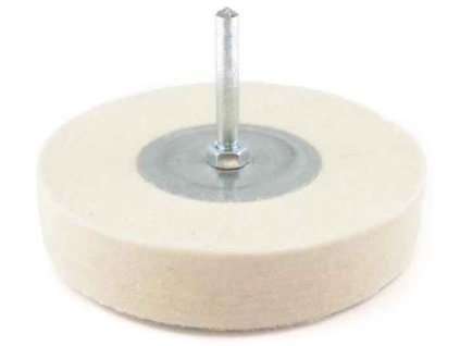 Leštiaci filc so stopkou 100 x 20 x 6 mm, valec, XL-TOOLS