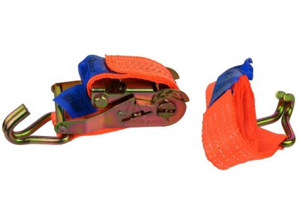 Remeň upínací s račňou 2000 kg, 2 háky, 35 mm x 2 m, GEKO