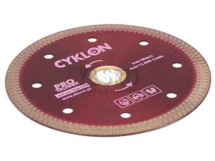 Diamantový kotúč extra tenký 115 x 1,2 x 22,2 mm, CYKLON
