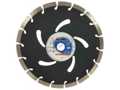 Diamantový kotúč segmentový 230 x 22,2 x 2,9 mm, segment 10 mm, MAR-POL
