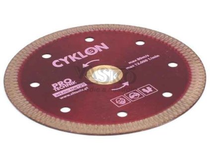 Diamantový kotúč extra tenký 125 x 1,2 x 22,2 mm, CYKLON