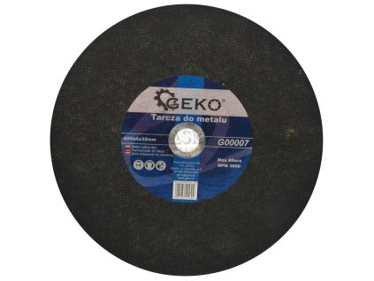 Rezný kotúč na kov a nerez 400 x 4,0 x 32 mm, GEKO