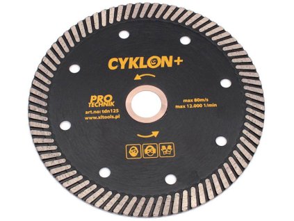 Diamantový kotúč na železobetón 125 x 10 x 2,4 x 22,2 mm, CYKLON