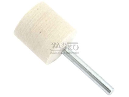Leštiaci filc so stopkou 50 x 25 x 6 mm, valec, XL-TOOLS