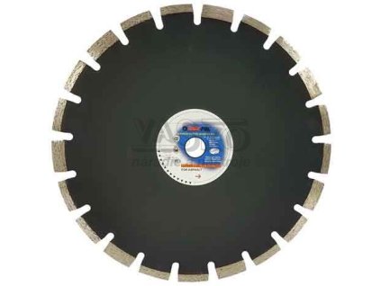 Diamantový kotúč segmentový 350 x 25,4 x 3,6 mm, segment 10 mm na ASFALT, MAR-POL