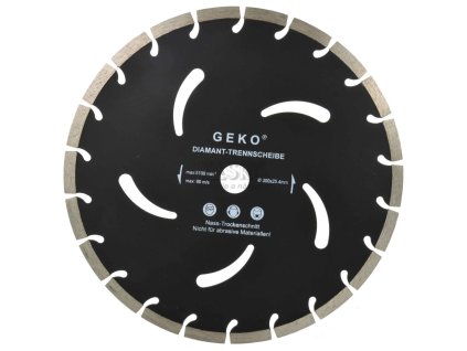 Diamantový kotúč segmentový 300 x 25,4 x 3,4 mm, segment 10 mm, PROFI, GEKO