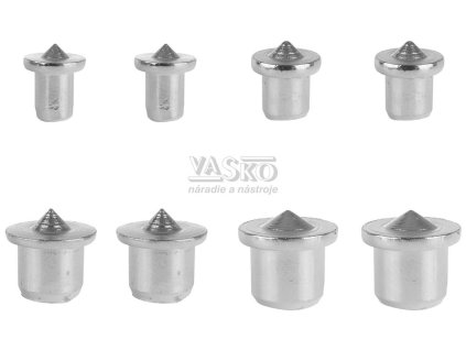 Predznačovák pre vŕtanie kolíkov 6, 8, 10, 12 mm - 8 ks, GEKO