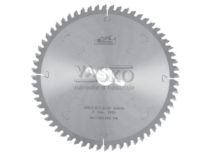 Pílový kotúč SK 250x2,8x30 z48, 5381 WZ N, PILANA