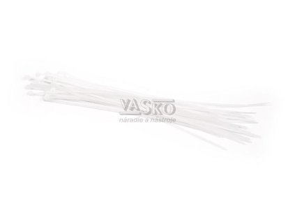 Sťahovacia páska extra silná 300 x 4,8 mm 100 ks, biela