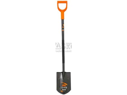 Rýľ špicatý s kovovou násadou, XL-TOOLS