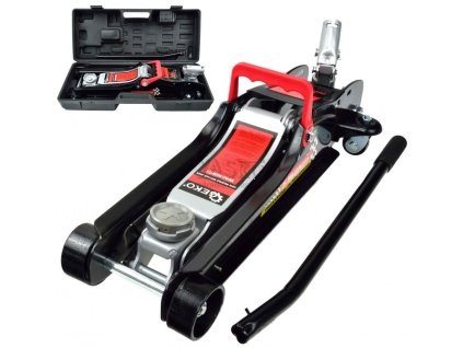 Zdvihák hydraulický pojazdný nízky 2.500 kg, 85-380 mm, GEKO