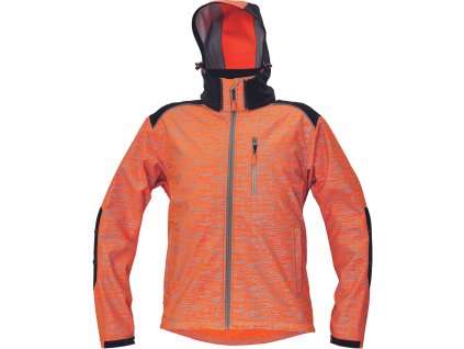 KNOXFIELD printed softshell (Farba oranžová, Veľkosť 3XL)