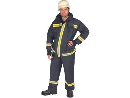 V13 hasičské kalhoty (Farba tm.modrá, Veľkosť 5XL)