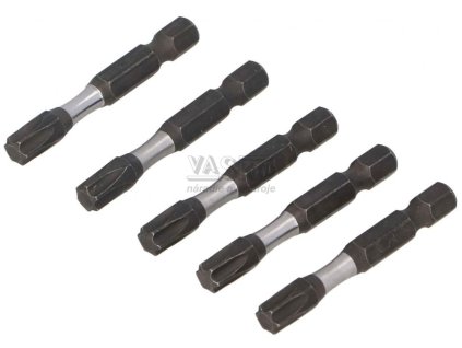 Bit 1/4“ úderový T40, dĺžka 50 mm, 5-kusov, EGA