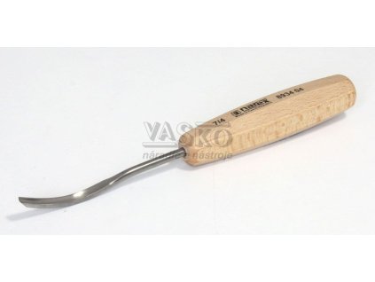 Dláto rezbárske prehnuté, 4 mm, STANDARD LINE, NAREX