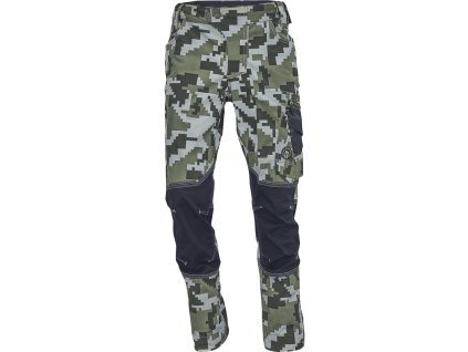 NEURUM CAMOU nohavice (Farba tm.olivová, Veľkosť 64)