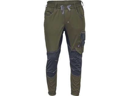 NEURUM CLS jogger nohavice (Farba tm.olivová, Veľkosť 3XL)