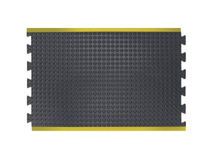BUBBLEMAT rubber middle (Farba černá/žltá, Veľkosť 0,9mx1,2m)