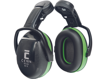 ED 1C sluchátka-prilbaEAR DEFENDER green