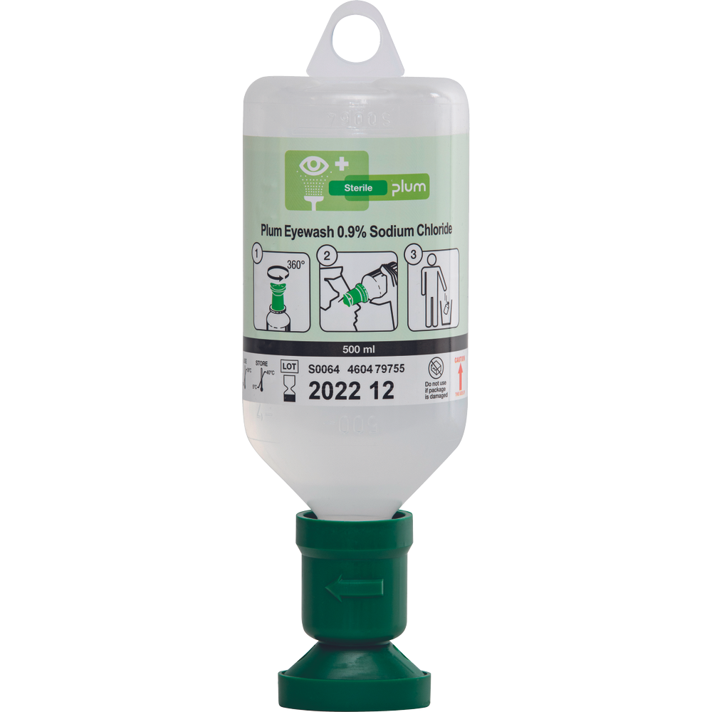 PLUM 4604 Eyewash náplň 500ml 0,9% NaCl