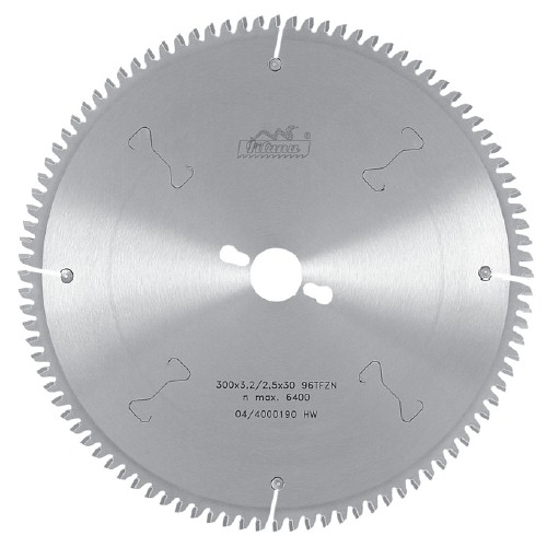 Pílový kotúč SK 250x3,2x30 z80, 5387-11 TFZ N na neželezné kovy a plasty, PILANA