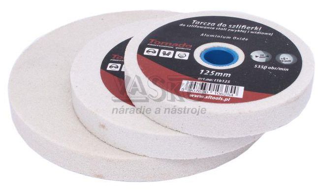 Brúsny kotúč do stolovej brúsky biely 125x20x20 mm, XL-TOOLS