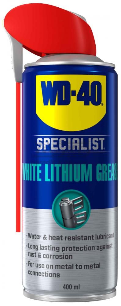 Sprej mazací a konzervačný WD-40, 400 ml, Specialist-Biela líthiová vazelína