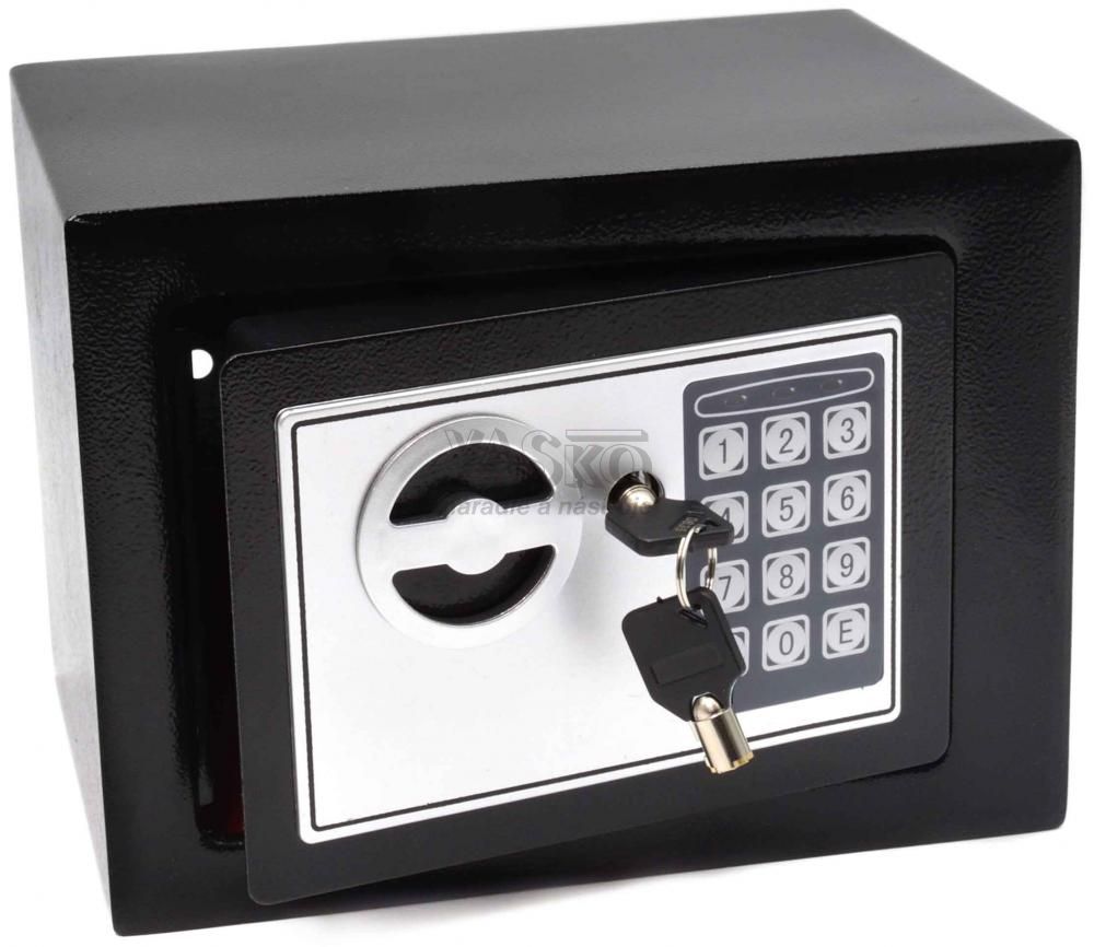 Trezor elektronický 23 x 17 x 17 cm, GEKO