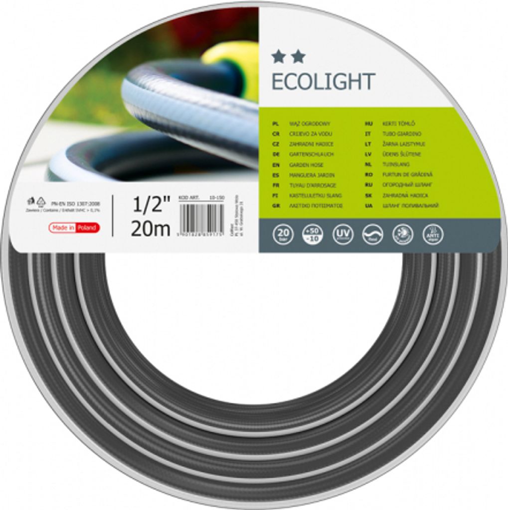 Záhradná hadica ECOLIGHT 20m 1/2"