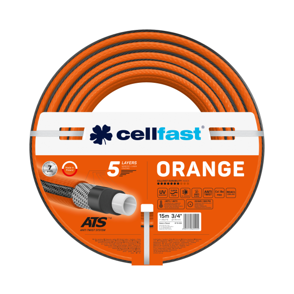 Hadica ORANGE 15m 3/4"