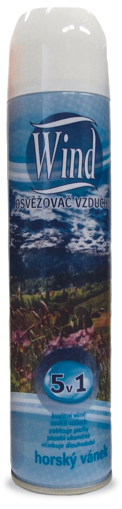 WIND osvěžovač,sprej,300ml,horský vánok