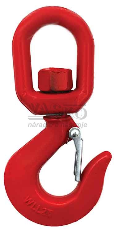 Hák stavebný otočný so západkou, nosnosť 5 ton, norma EN1677-1, XL-TOOLS