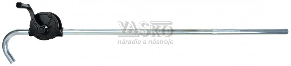 Ručná pumpa na pohonné hmoty a olej 130 cm s kľukou, profesionálna, GEKO