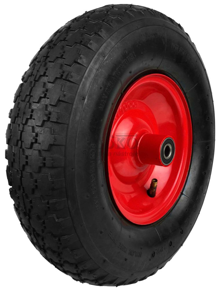 Koleso na fúrik 320 x 90 mm 4-6, upínací otvor 12 mm, bez osky, max. nosnosť 136 kg, GEKO