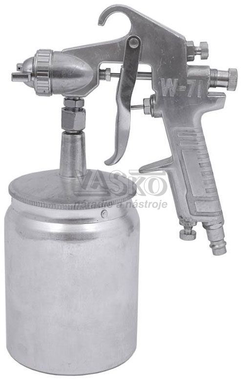 Striekacia pištoľ so spodnou kovovou nádobkou 600ml, tryska 1.5mm, XL-TOOLS