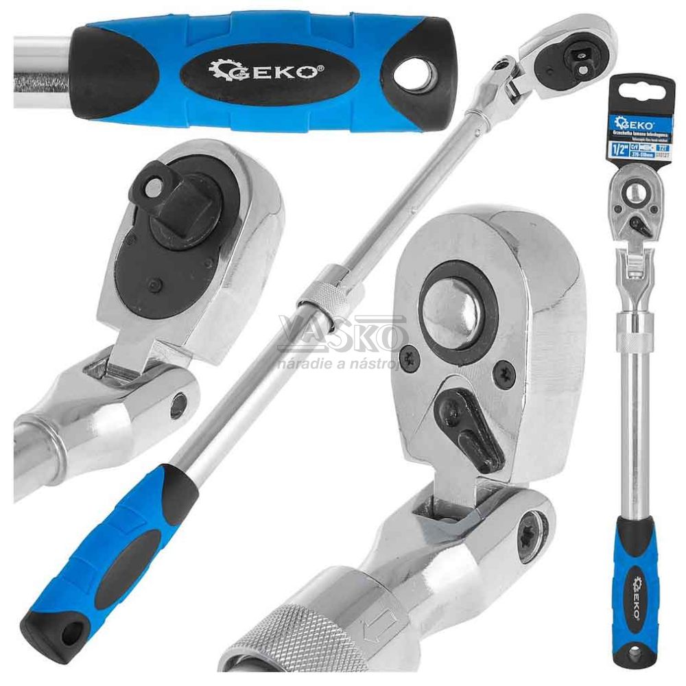 Račňa 1/2“ teleskopická s kĺbom, 370-510 mm, GEKO