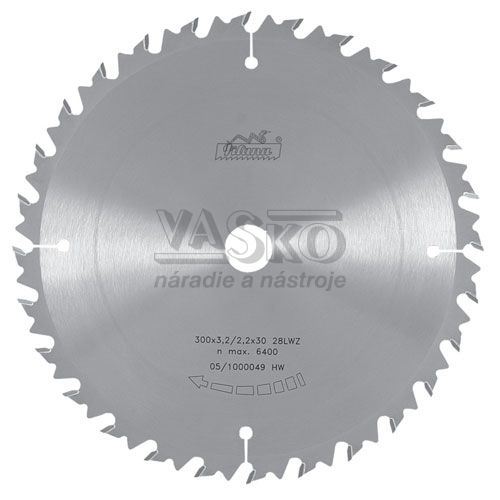 Pílový kotúč SK 250x3,2x30 z24, 5383-35 LWZ, PILANA