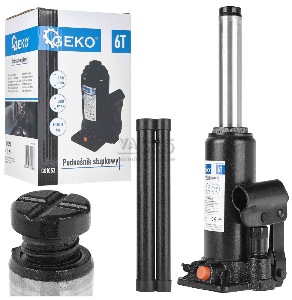 Zdvihák hydraulický, nosnosť 6.000kg, GEKO