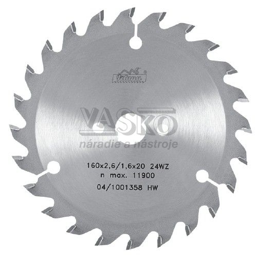 Pílový kotúč SK 190x2,6x30 z30, 5391 WZ, PILANA