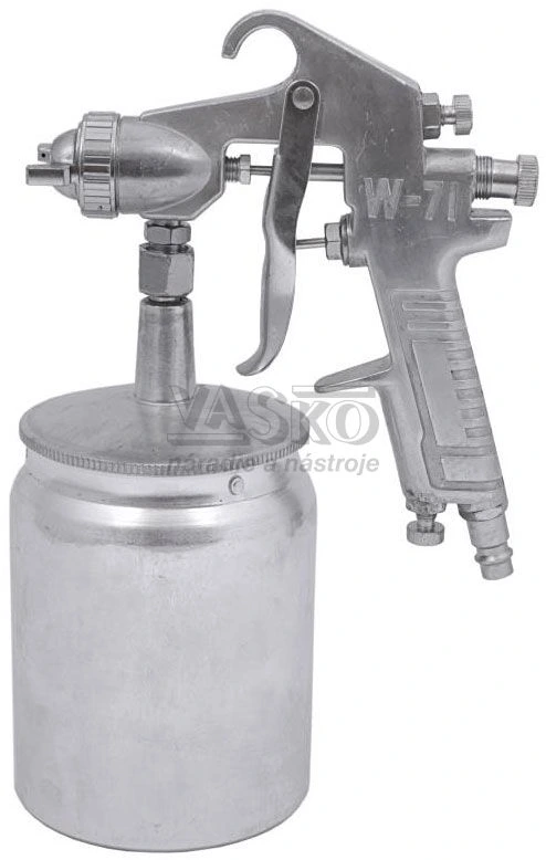 Striekacia pištoľ so spodnou kovovou nádobkou 600ml, tryska 1.5mm, XL-TOOLS